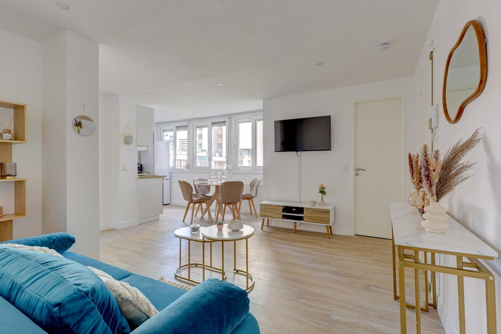 Sublim And New In Buttes-chaumont Appartement *